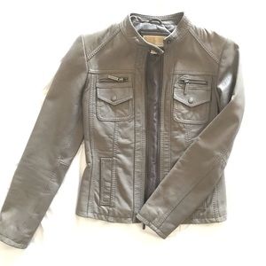 Michael Kors Leather moto jacket